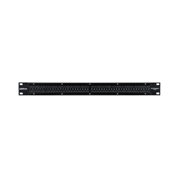 Bittree 968S Internally Selectable TT Audio Patchbay - 1 RU 2x48 Half Normalled Switched Grounds D25 Rear Interface 12 Inch Chassis